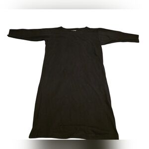 Jones River Traders Black Longsleeve T Shirt Dress Size S